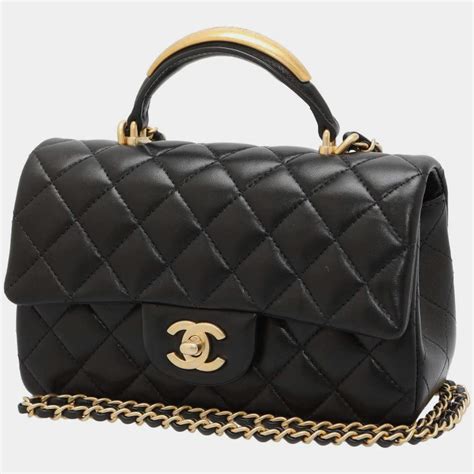 chanel top handle bag outfit|25cm chanel flap bag.